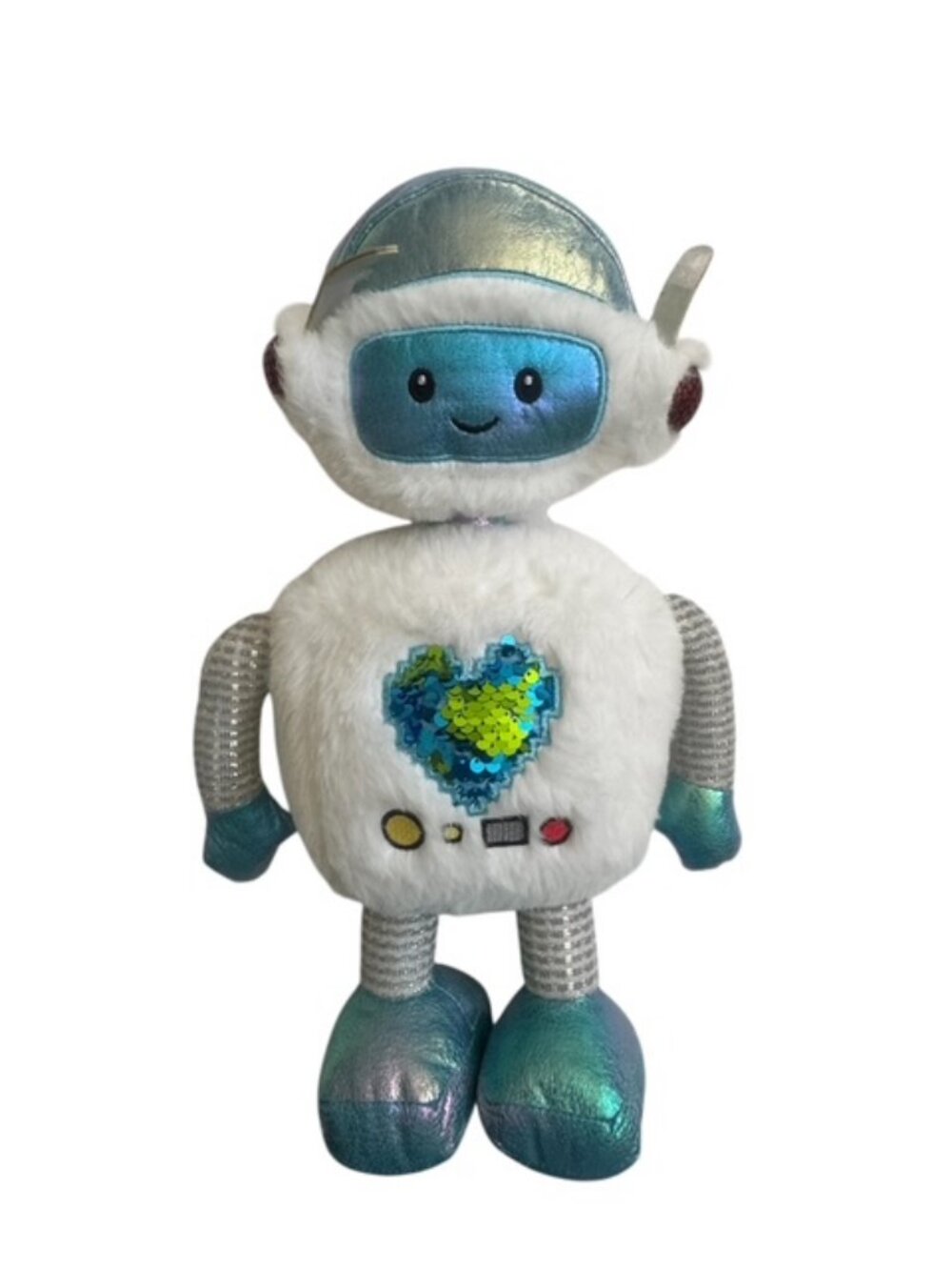 Plush 14" ROBOT Sparkly Sequin